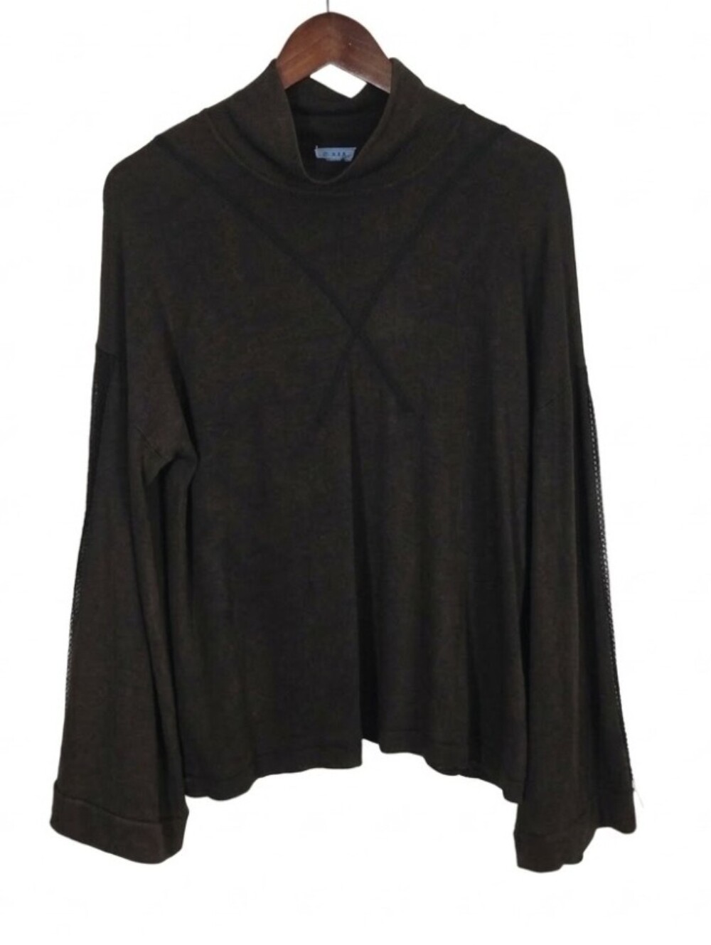 POL turtleneck wool blend turtleneck top